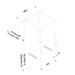 Стойка Neomounts CPU Holder (height PC: 3-60 cm / width PC: 8-70 cm) 3