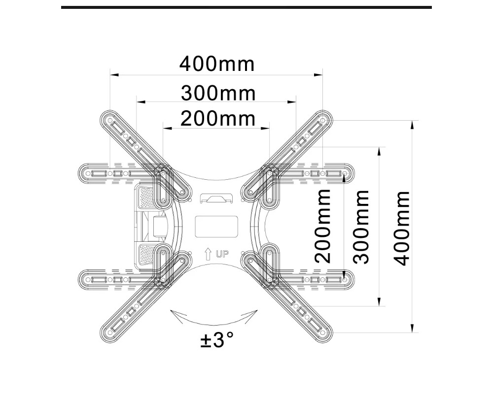 Стойка Neomounts Select Flat Screen Wall Mount (tilt & turn) 3