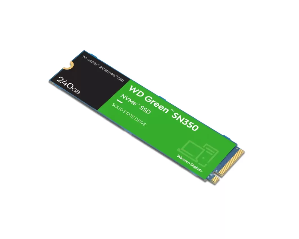 SSD WD Green SN350 NVMe SSD 240GB M.2 2280 PCIe Gen3 8Gb 7