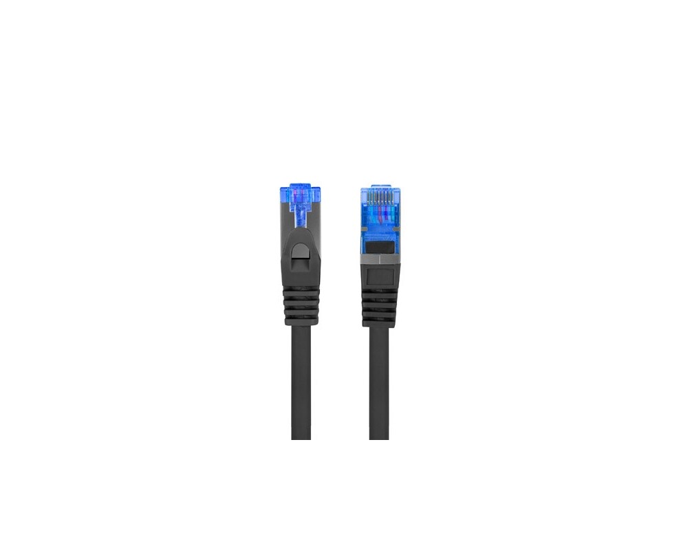 Мрежов кабел Lanberg patchcord CAT.6A FTP LSZH CCA 0.5m Fluke Passed 3