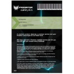 <span>Разширена гаранция</span> Acer 3Y Carry In Warranty Extension for Notebook Predator <span class='catalog-num-in-name'>SV.WNGAP.E00</span> - 