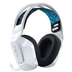 <span>Слушалки</span> Геймърски слушалки Logitech G733 K/DA Lightspeed Wireless RGB, Микрофон, Бели <span class='catalog-num-in-name'>981-000990</span> - 