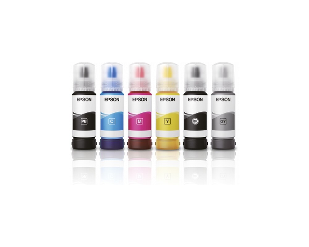 Мастило EPSON 1LB 115 EcoTank Cyan ink bottle 2