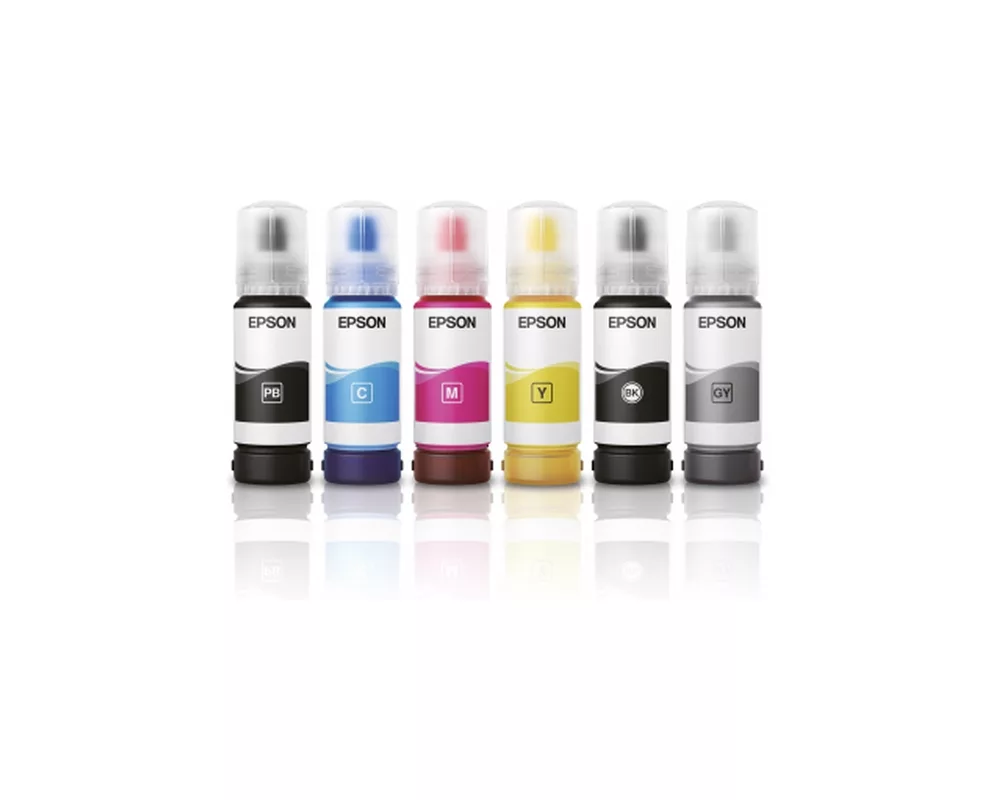 Мастило EPSON 1LB 115 EcoTank Cyan ink bottle 2