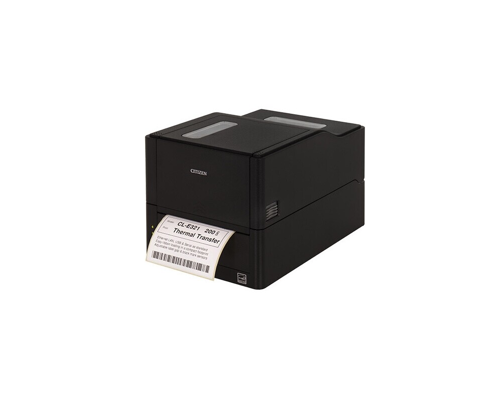 Етикетен принтер Citizen Label Desktop printer CL-E321 Thermal Transfer+Direct Print Speed 200mm/s 3