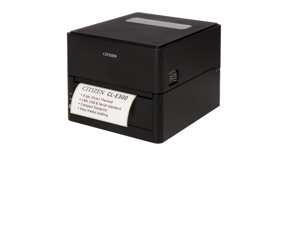 Етикетен принтер Citizen Label Desktop printer CL-E300 Direct thermal Print Speed 200mm/s 6