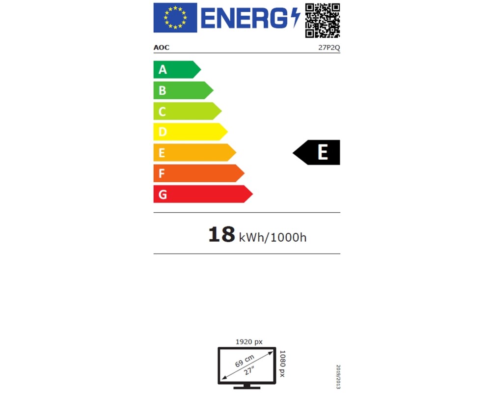 Монитор AOC 27P2Q 20
