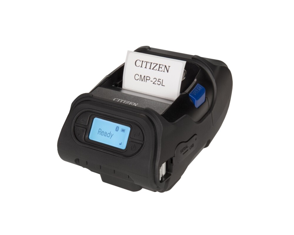 Мобилнен принтер Citizen Mobile Label and Receipts printer CMP-25 Print Sizes 2" 2