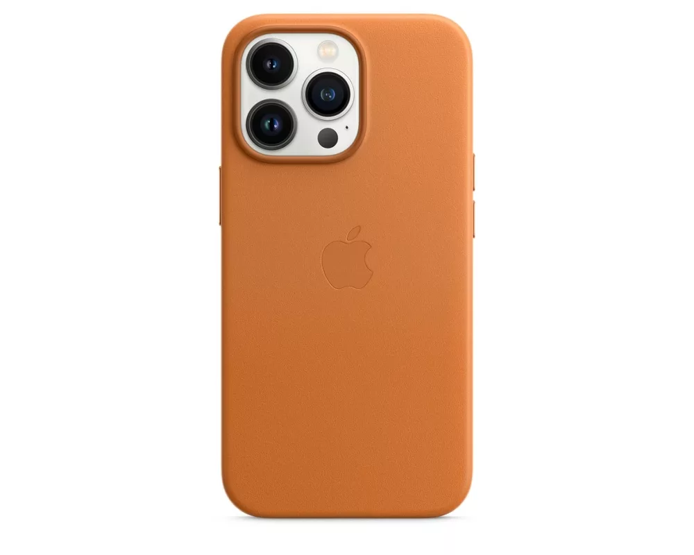 Калъф Apple iPhone 13 Pro Leather Case with MagSafe - Golden Brown 2