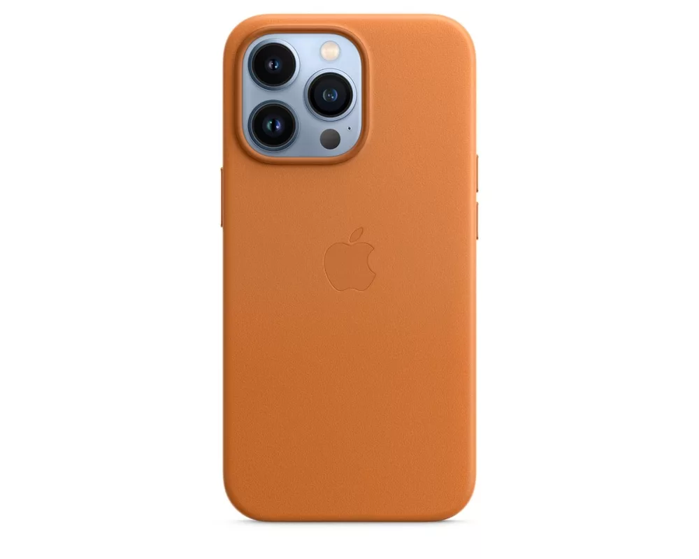 Калъф Apple iPhone 13 Pro Leather Case with MagSafe - Golden Brown 4