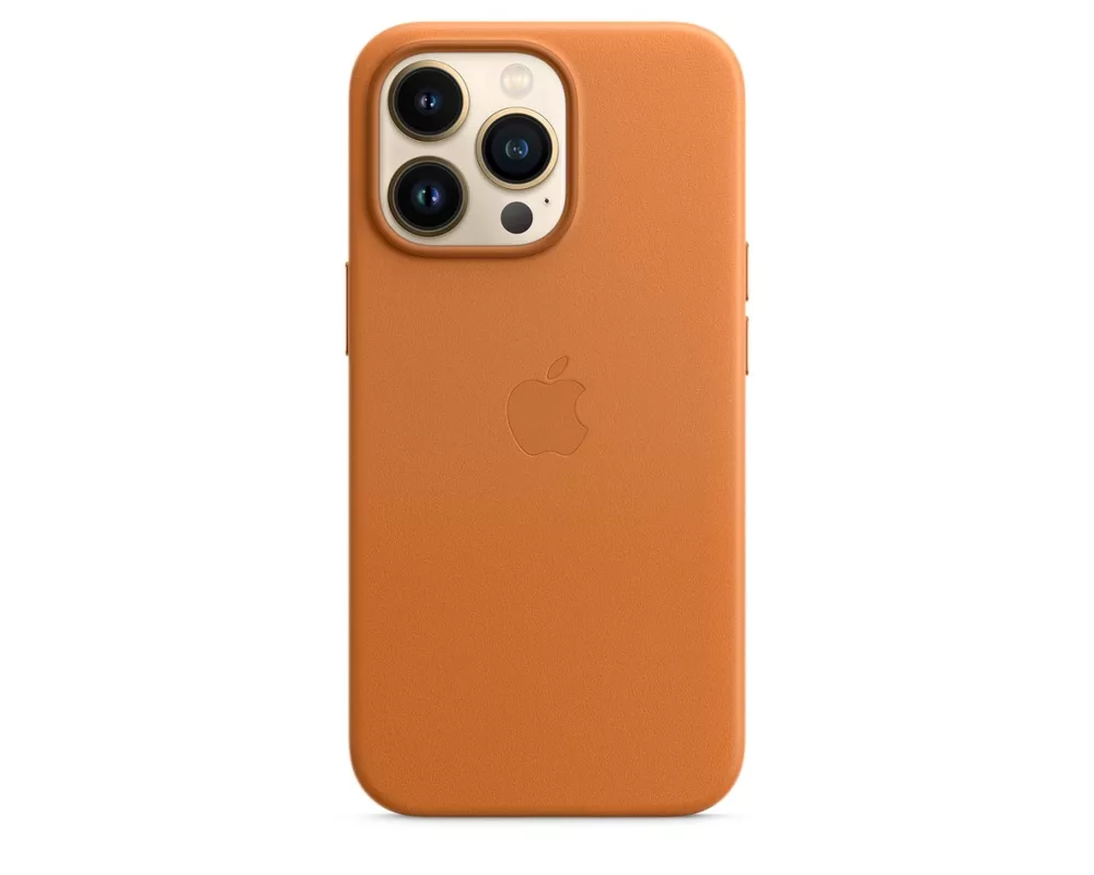 Калъф Apple iPhone 13 Pro Leather Case with MagSafe - Golden Brown 3