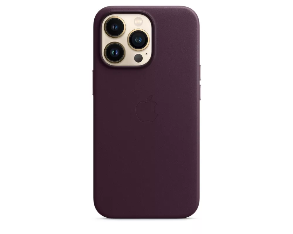 Калъф Apple iPhone 13 Pro Leather Case with MagSafe - Dark Cherry 3