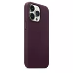 Калъф Apple iPhone 13 Pro Leather Case with MagSafe - Dark Cherry 5