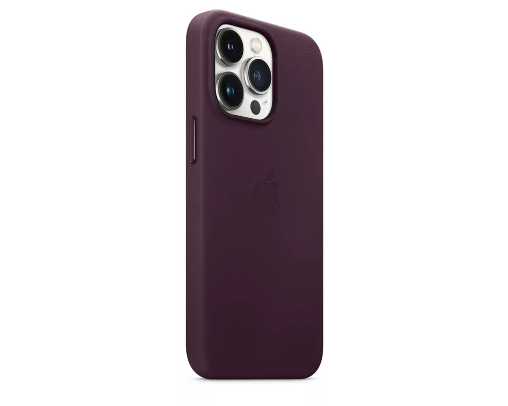 Калъф Apple iPhone 13 Pro Leather Case with MagSafe - Dark Cherry 5