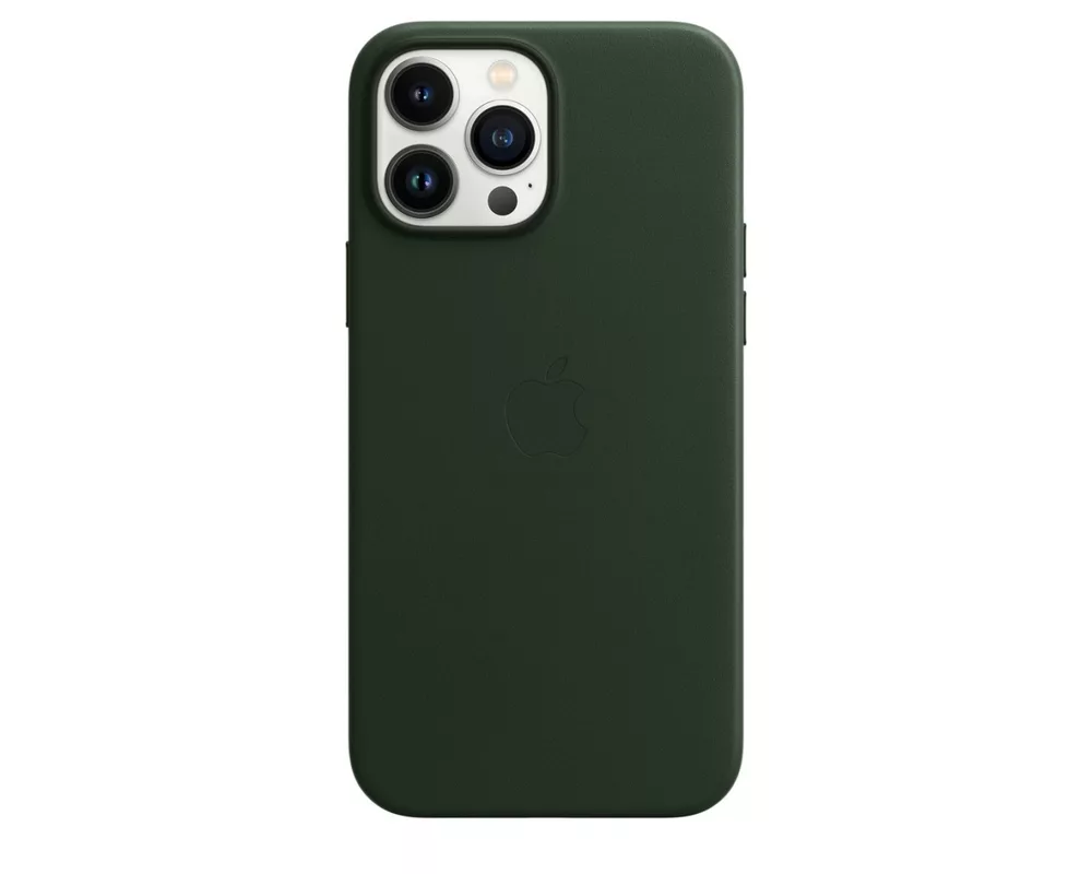 Калъф Apple iPhone 13 Pro Max Leather Case with MagSafe - Sequoia Green 2