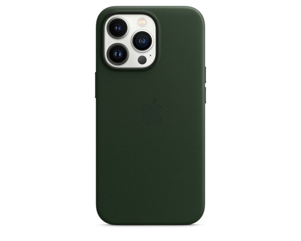 Калъф Apple iPhone 13 Pro Leather Case with MagSafe - Sequoia Green 2
