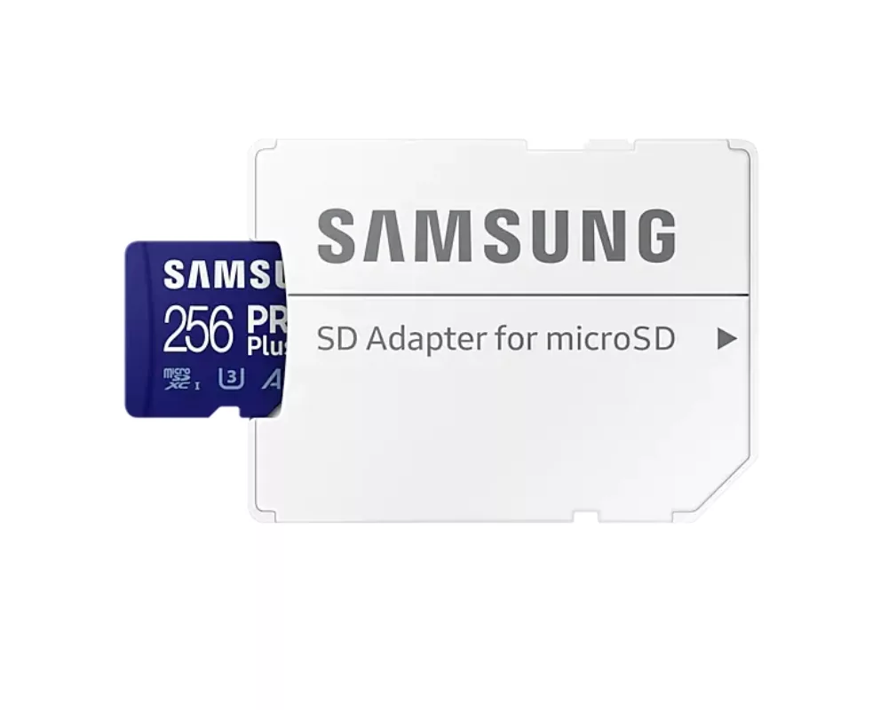 Флаш карта Samsung 256GB micro SD Card PRO Plus  with Adapter 5