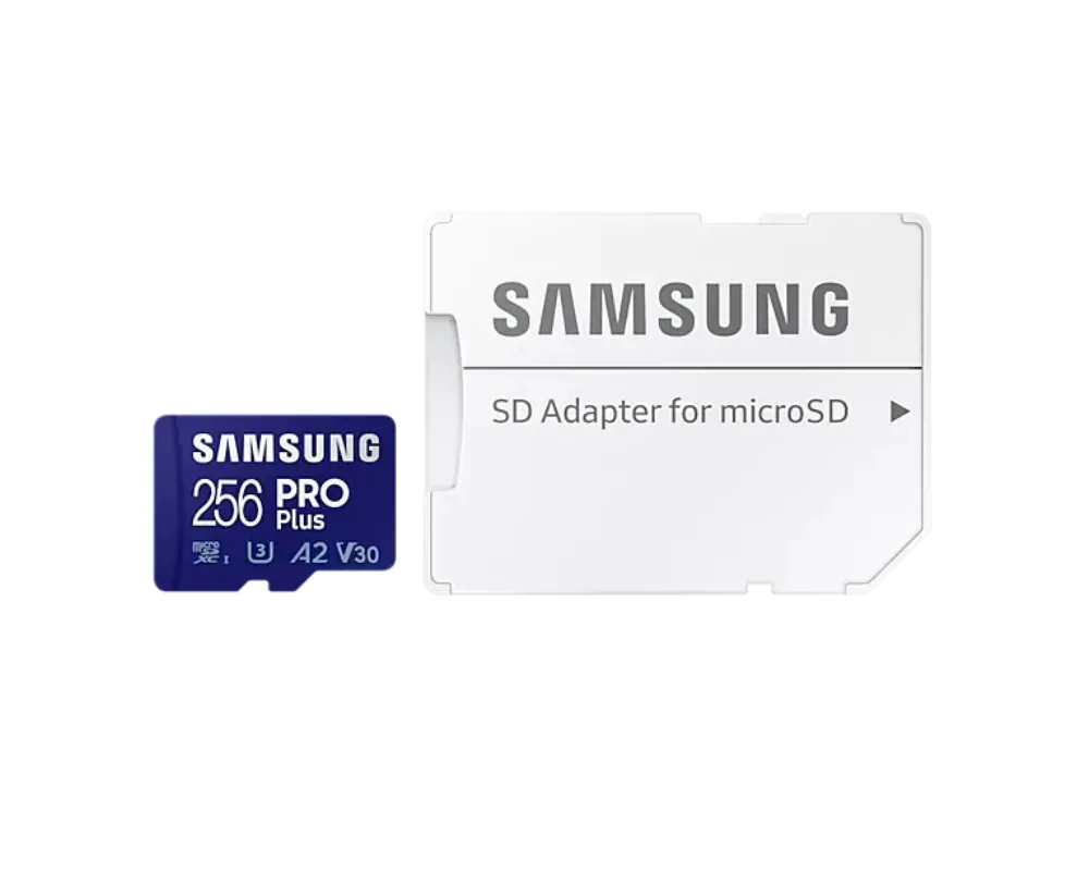 Флаш карта Samsung 256GB micro SD Card PRO Plus  with Adapter 6