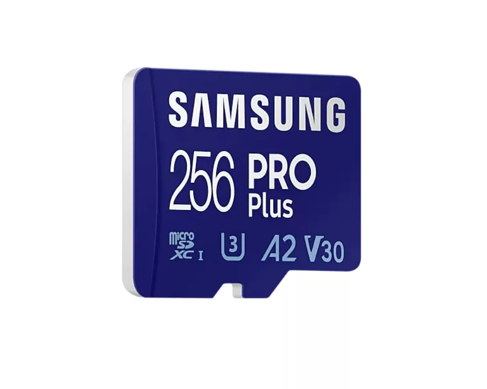 Флаш карта Samsung 256GB micro SD Card PRO Plus  with Adapter 3