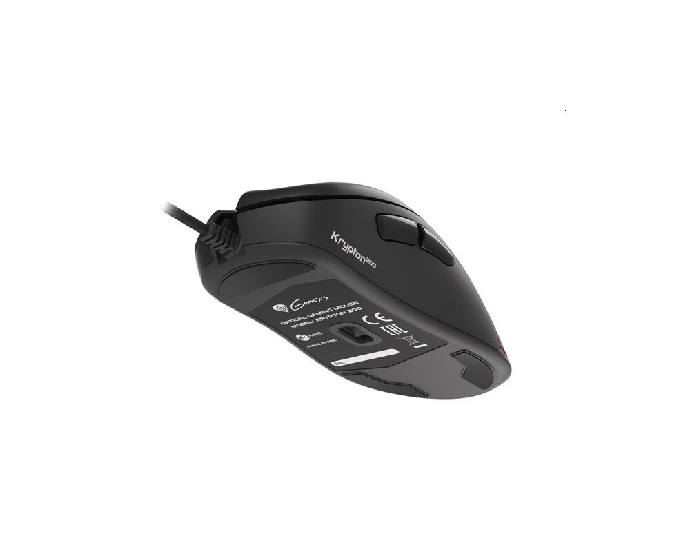 Мишка Genesis Gaming Mouse Krypton 200 Silent Optical 6400 DPI With Software Black 6