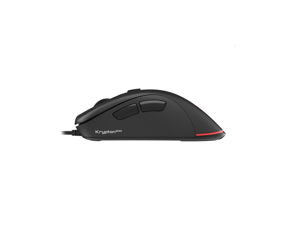 Мишка Genesis Gaming Mouse Krypton 200 Silent Optical 6400 DPI With Software Black 5