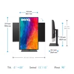 Монитор BenQ 27" PD2705U 4K UltraHD  8