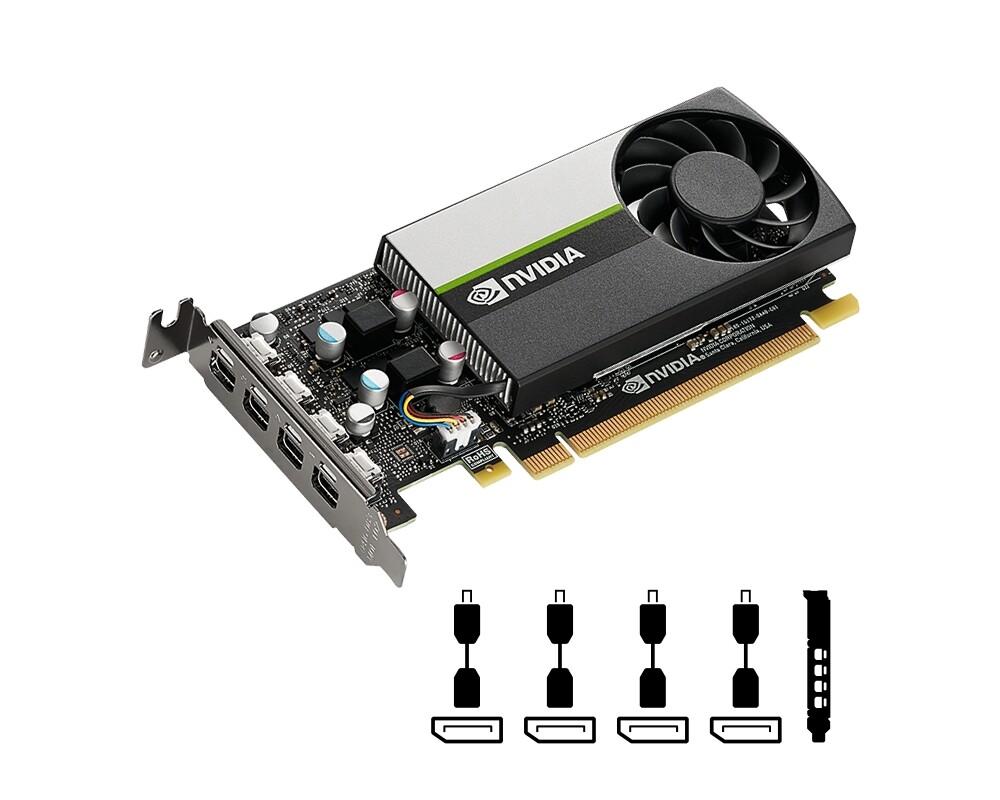 Видеокарта PNY NVIDIA T1000 8GB GDDR6 2