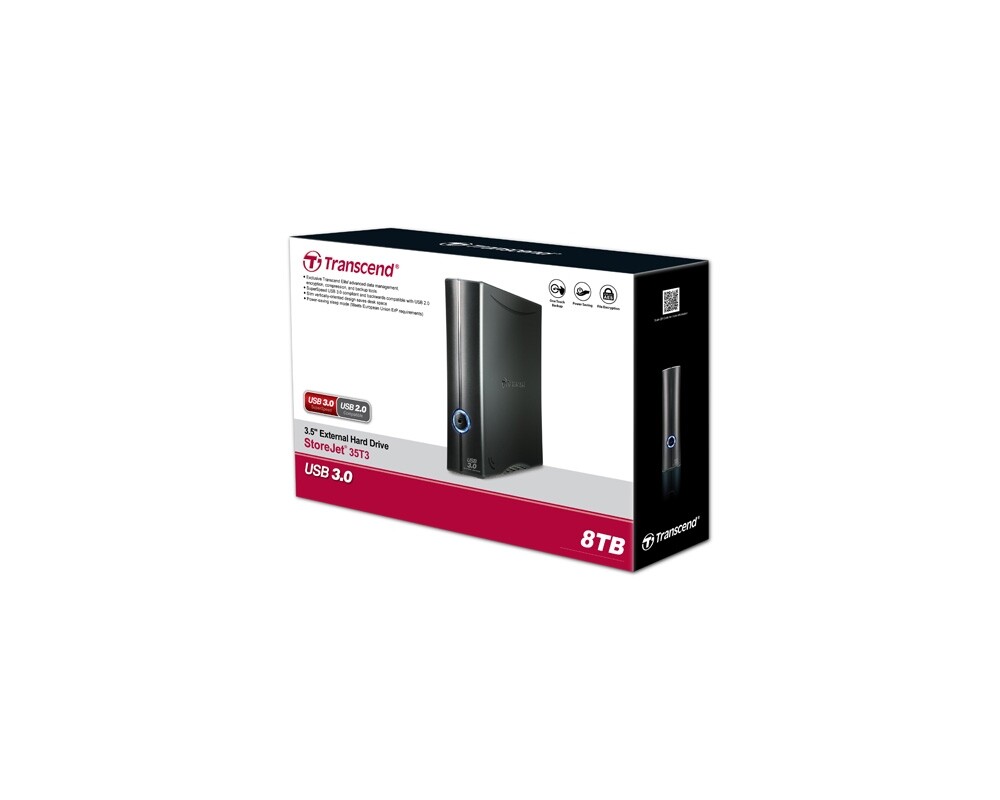 Твърд диск Transcend 8TB StoreJet 3.5" T3 2