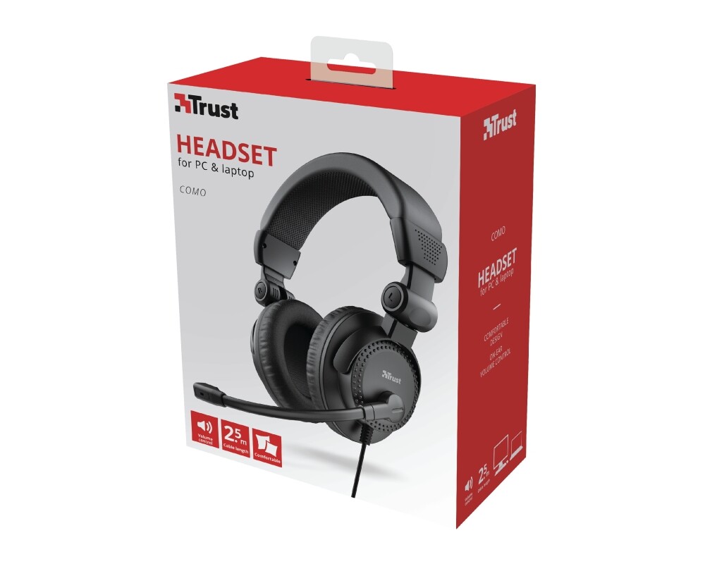 Слушалки TRUST Como Headset for PC and laptop 7