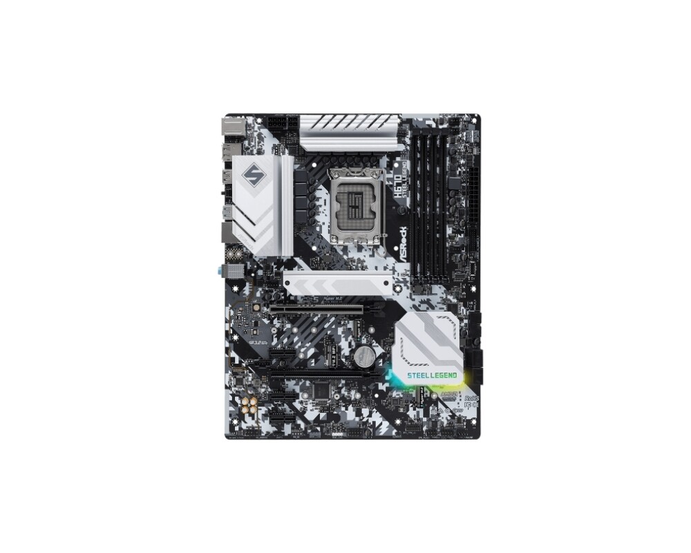 Дънна платка ASROCK H670 Steel Legend LGA1700 4x DDR4 DIMM HDMI DP 1xPCIe 5.0 x16 1xPCIe 4.0 x16 3xPCIe 3.0 x1 12