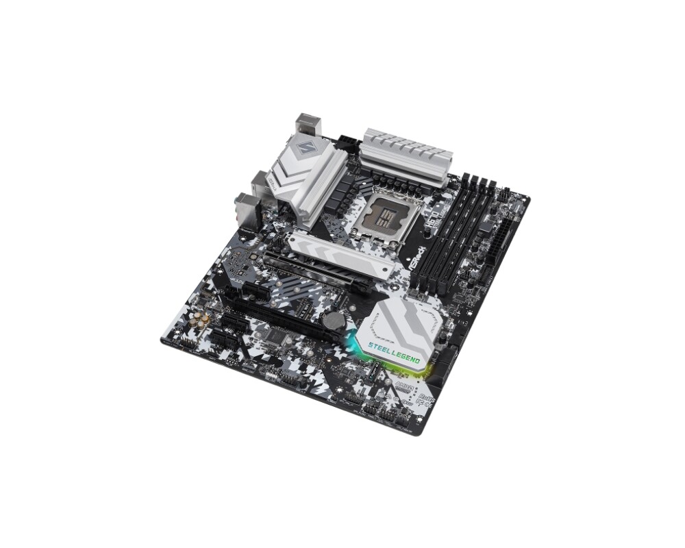 Дънна платка ASROCK H670 Steel Legend LGA1700 4x DDR4 DIMM HDMI DP 1xPCIe 5.0 x16 1xPCIe 4.0 x16 3xPCIe 3.0 x1 13