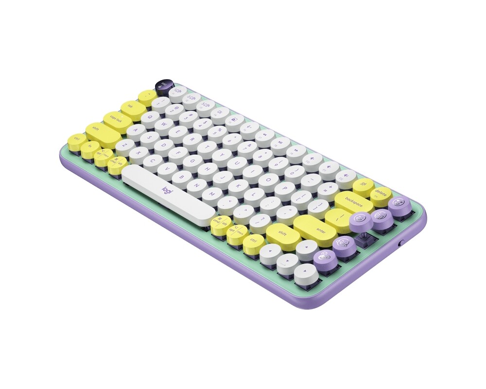 Клавиатура Logitech POP Keys Wireless Mechanical Keyboard With Emoji Keys - DAYDREAM_MINT - US INT'L - INTNL 2