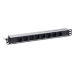 <span>Електрически филтър</span> Formrack 19" 8 way power outlet strip (Schuko)  Aluminium 1U <span class='catalog-num-in-name'>F082PR8AL</span> - 