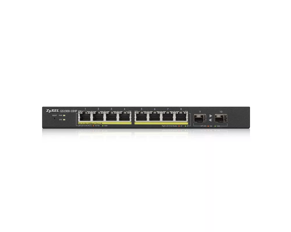 Switch (Комутатор) ZyXEL GS1900-10HP v2 2