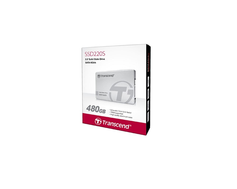 SSD Transcend 480GB, 2.5" SSD 220S, SATA3 2