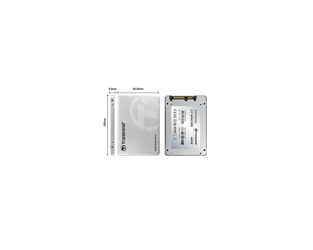 SSD Transcend 480GB, 2.5" SSD 220S, SATA3 3