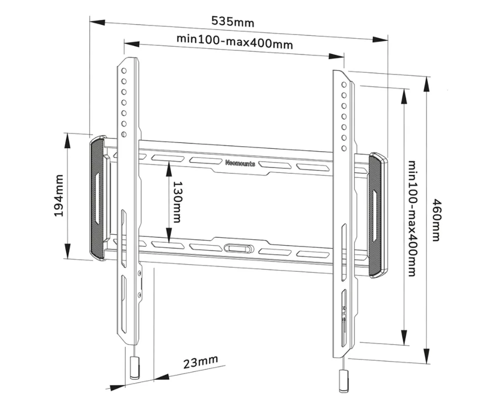 Стойка Neomounts Screen Wall Mount (fixed 4