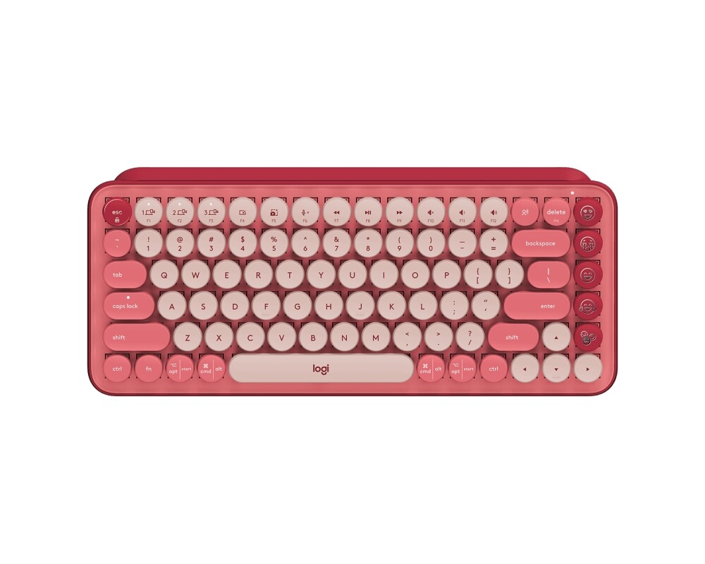 Клавиатура Геймърска Механична Клавиатура Logitech POP Keys Heartbreaker, TKL, Bluetooth 5.1 12