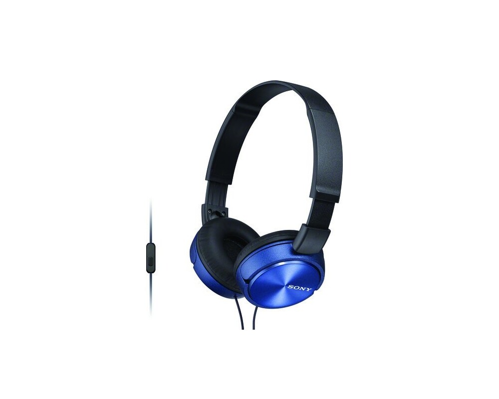 Слушалки Sony Headset MDR-ZX310AP blue 2
