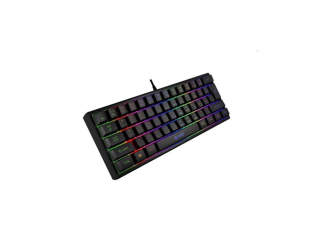 Клавиатура Fury Gaming Keyboard Tiger US Layout Backlight 60% 2