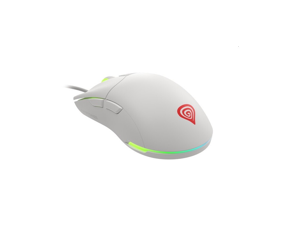Мишка Genesis Gaming Mouse Krypton 8000DPI RGB Ultralight White PAW3333 7
