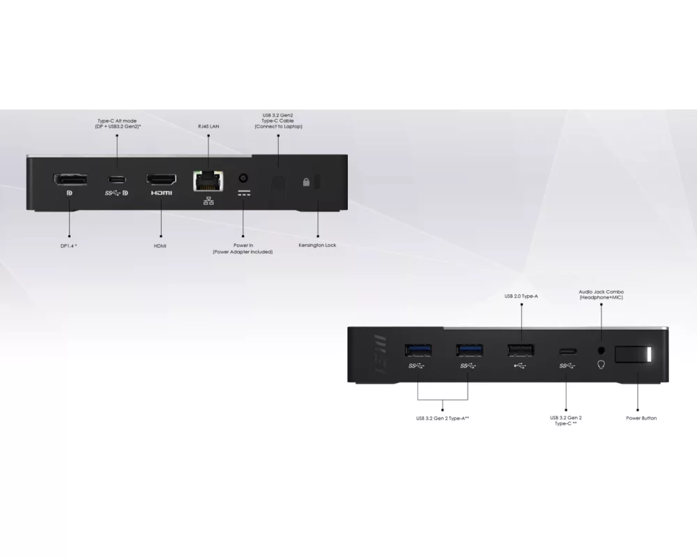 Докинг станция MSI USB-C Docking Station Gen 2 7