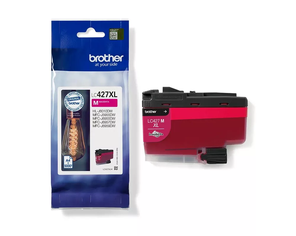 Мастило BROTHER LC427XLM Magenta Ink Cartridge - 5000 Pages 3