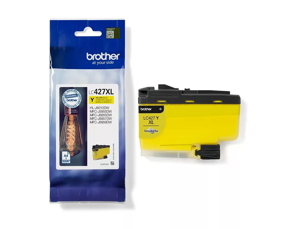 Мастило Brother LC-427XLY Yellow Ink Cartridge 3
