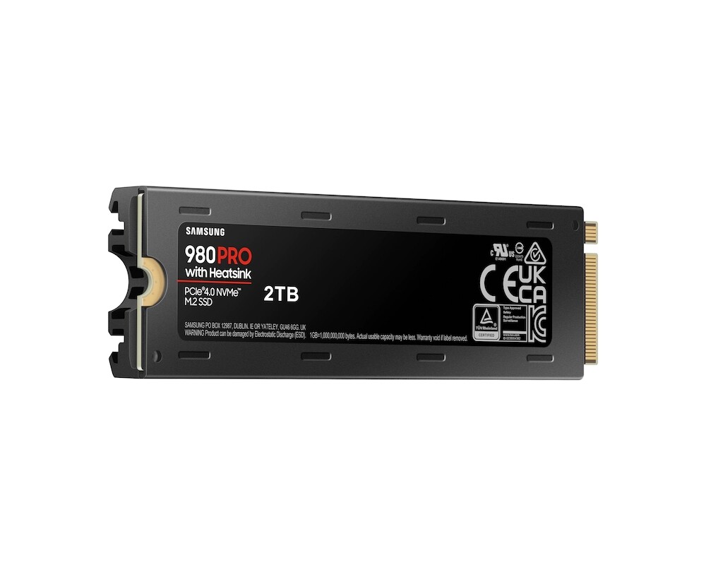 SSD Samsung SSD 980 PRO Heatsink 2TB Int. PCIe Gen 4.0 x4 NVMe 1.3c 9