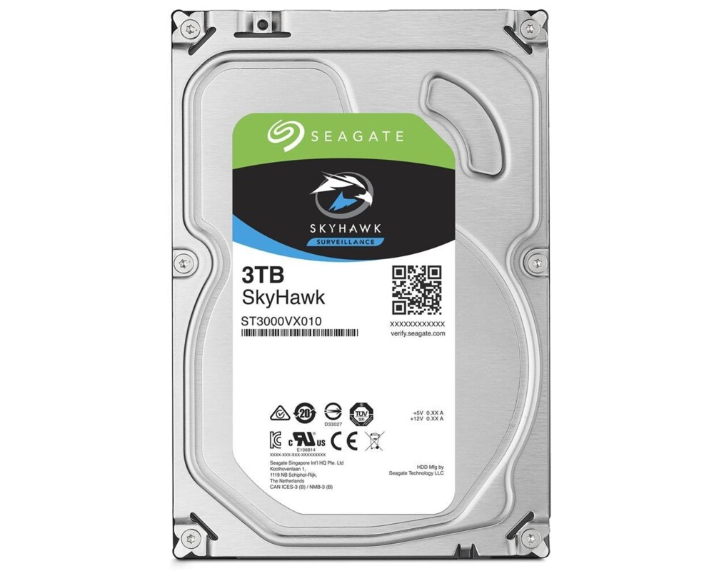 Твърд диск Seagate SkyHawk 3 TB - SATA 6Gb/s 64 MB 3 2