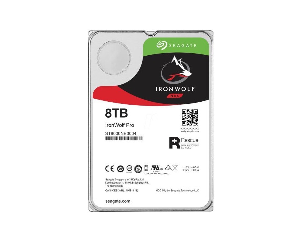 Твърд диск Seagate IronWolf Pro 8TB SATAIII/600 2