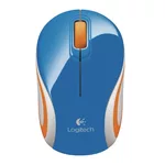 Мишка LOGITECH Mouse Wireless M187 Mini Mouse Blue - USB receiver - Muis Blauw Draadloos 5