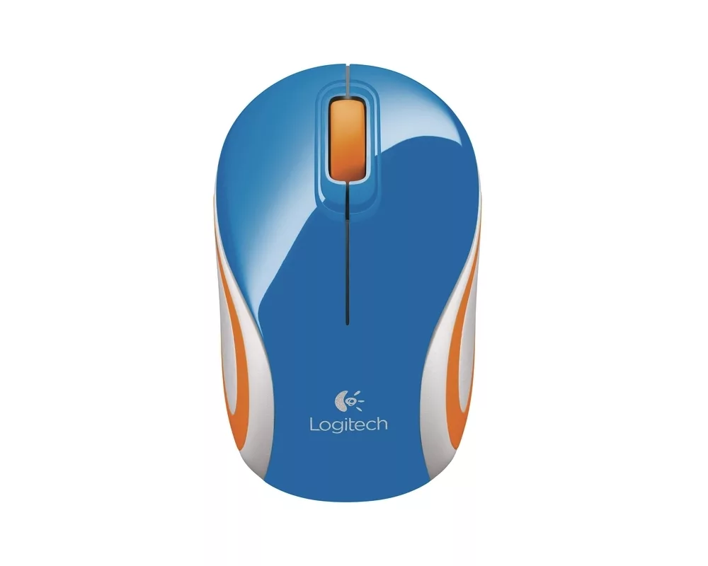 Мишка LOGITECH Mouse Wireless M187 Mini Mouse Blue - USB receiver - Muis Blauw Draadloos 5