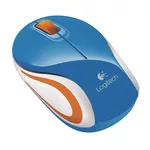 Мишка LOGITECH Mouse Wireless M187 Mini Mouse Blue - USB receiver - Muis Blauw Draadloos 6
